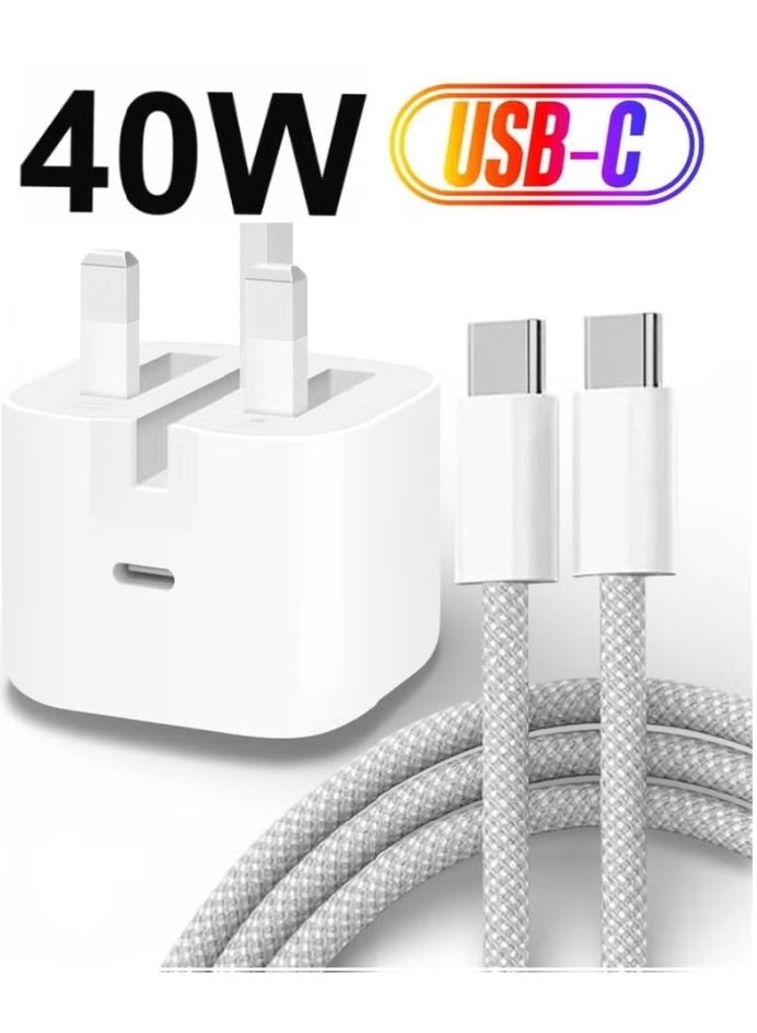 Compare 40W Dynamic Power Adapter with 60W Max  White at KSA Price