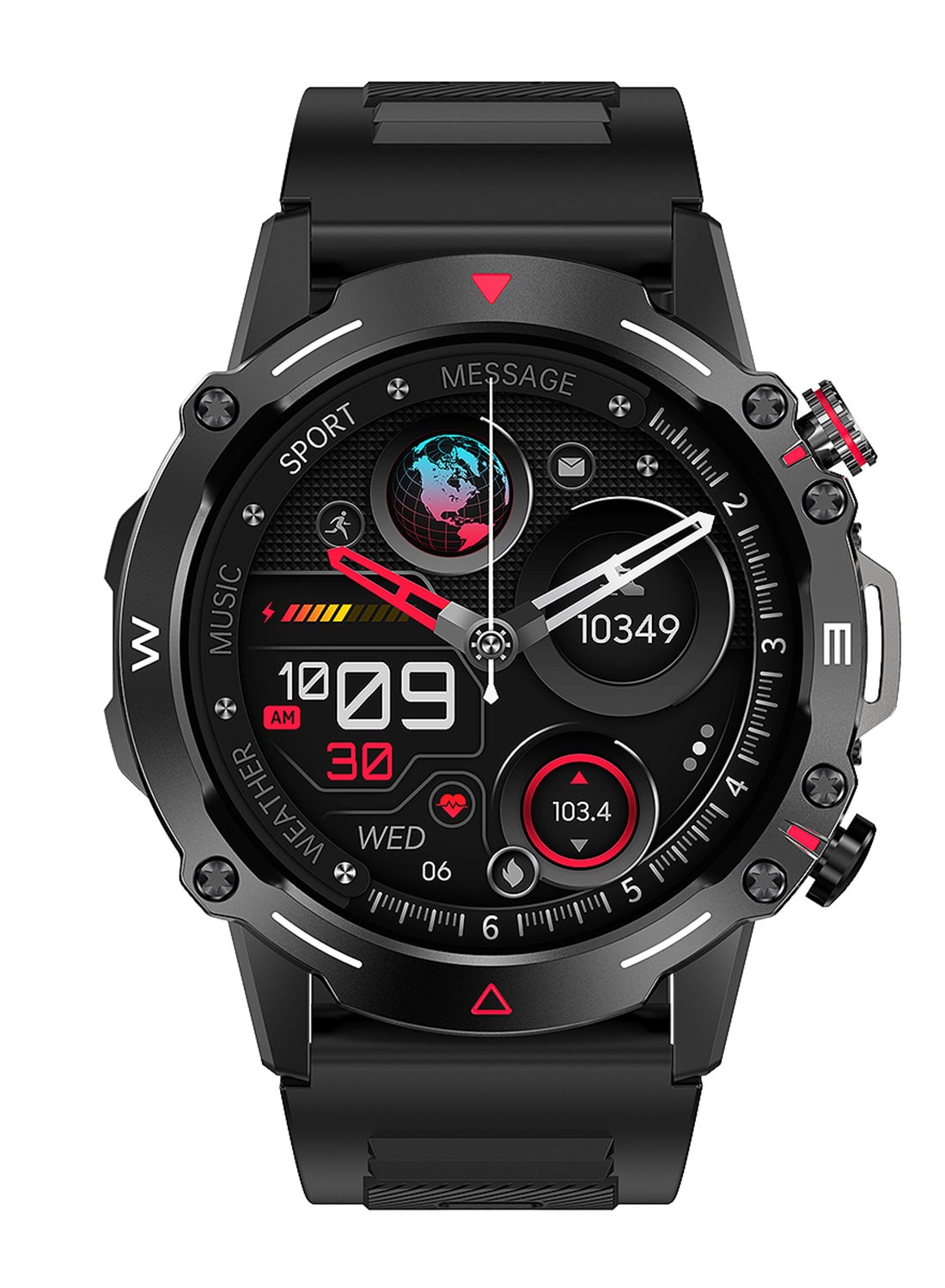 Compare Hulk Smartwatch For Men, AMOLED Always On Display Bluetooth Calling Waterproof Fitness Watches Compatible With Android iOS Black at KSA Price