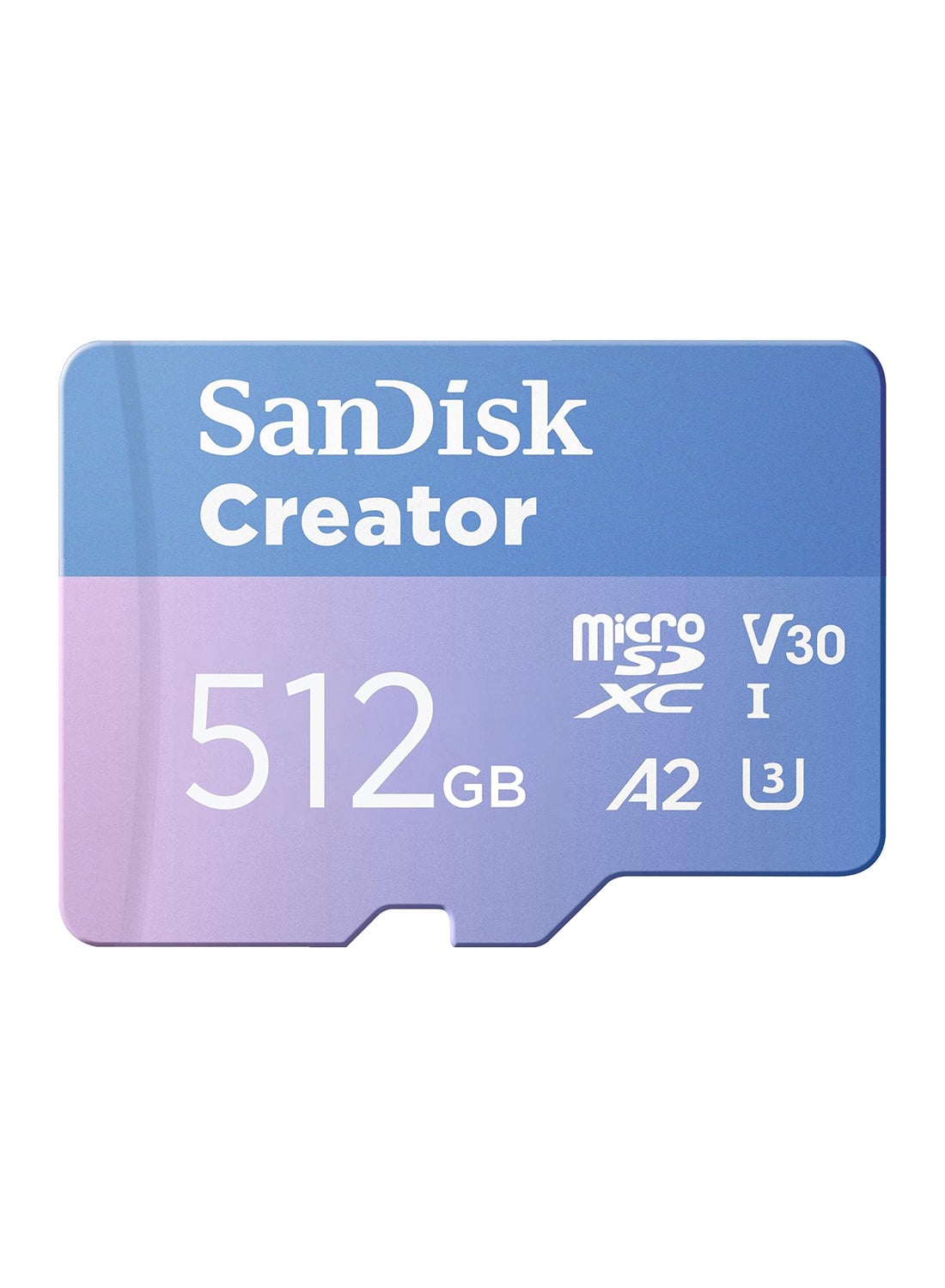 512GB Creator microSD UHS-I Card with SD Adapter…