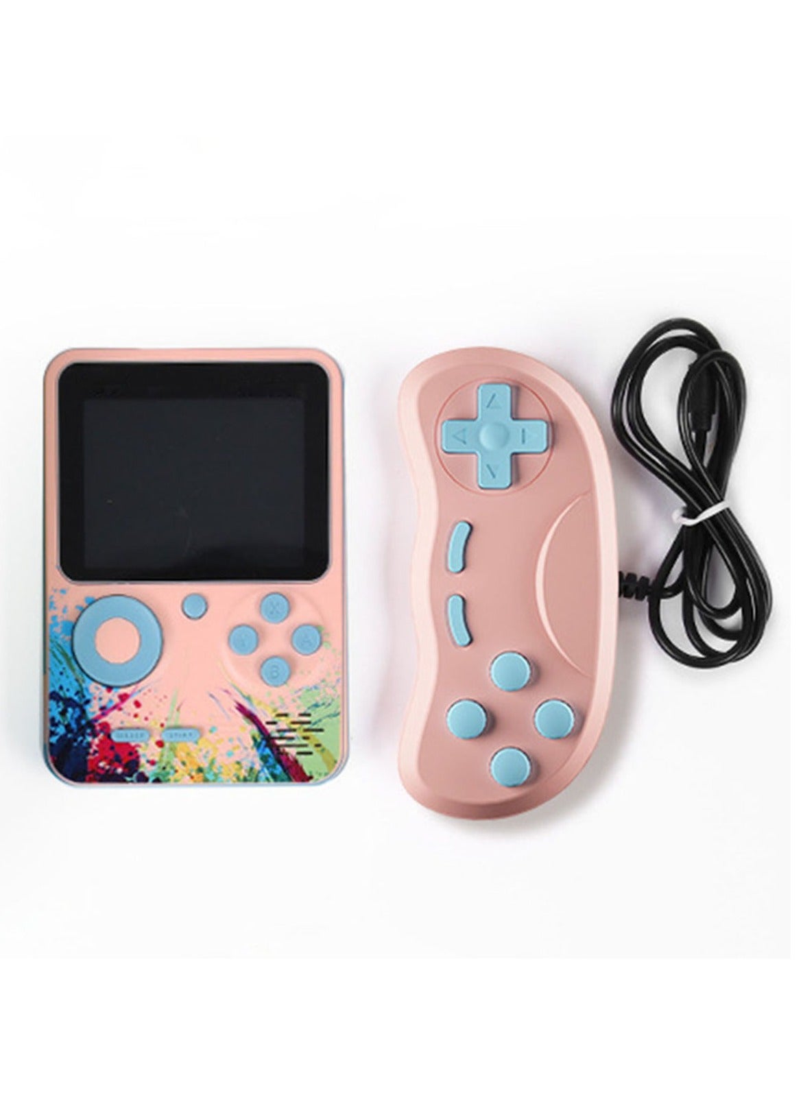 Compare Handheld Game Console,Portable Retro Video Game,3.0 Inches Screen,Support for TV  Two Players,Gift for Kids  Adult,Pink. at KSA Price