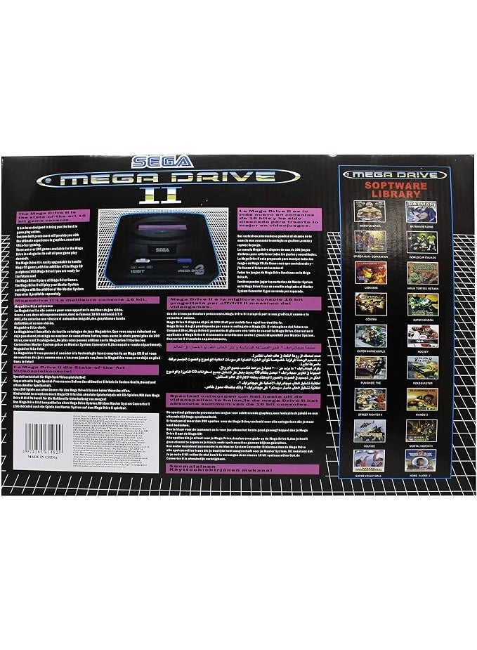 SEGA Mega Drive II 16-Bit Retro Video Game Console,…