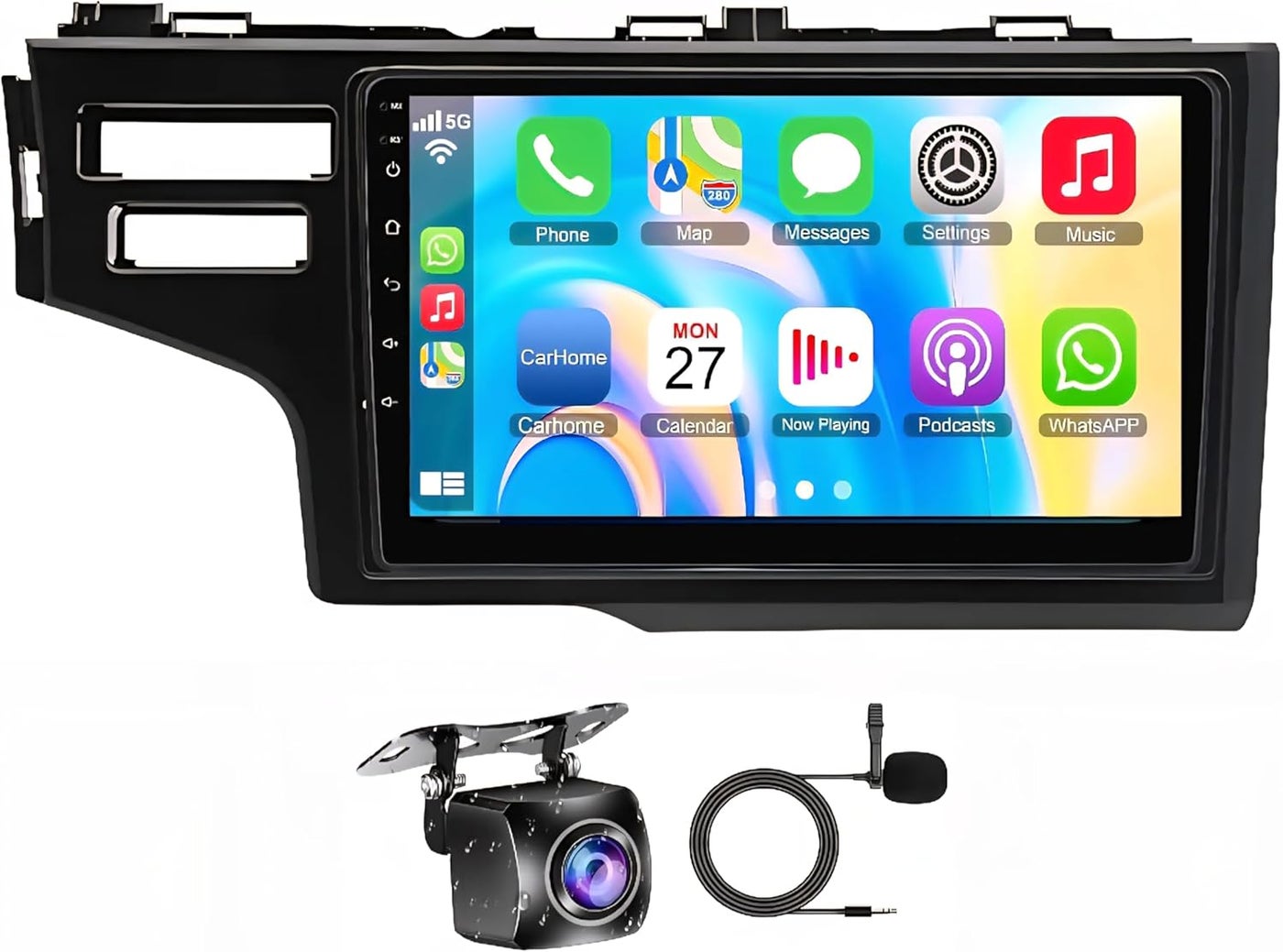 Compare Fit Honda Jazz Car Radio for Honda Jazz Fit Android Screen 20142018, Wireless CarPlay, Android Auto, GPS Navigation, BT, DSP WiFi, FM AHD Camera Fast Interface 8+128GB 8CORE Carplay at KSA Price