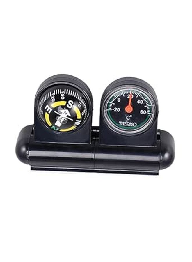 Dashboard Car Ornament Compass Thermometer Auto…