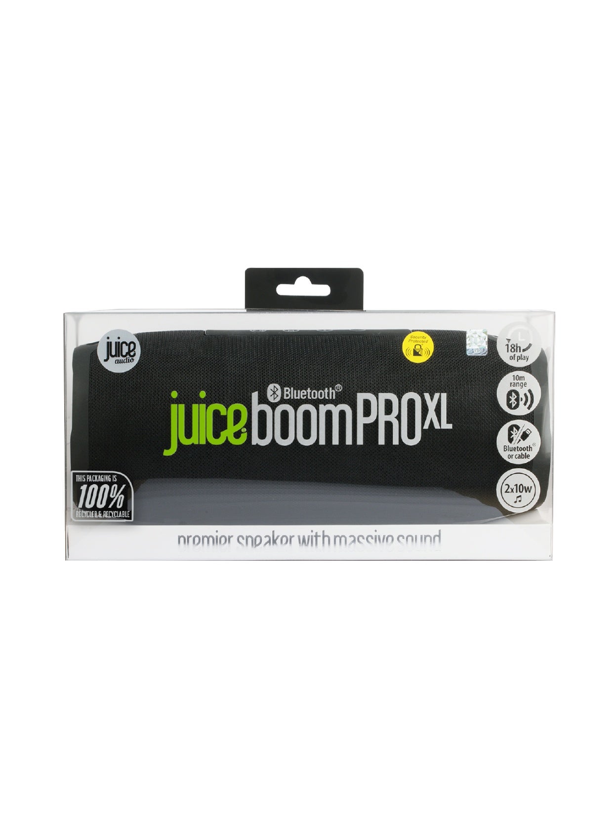 JUICE BoomPRO-XL Portable Bluetooth Speakers, IPX5…