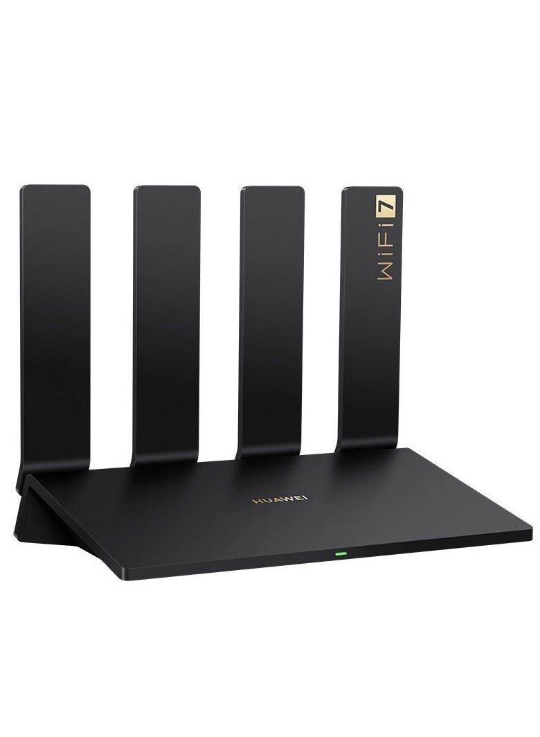 Compare BE3 Pro Wireless Router WiFi 7 3600Mbps Network Signal Repeater Quad Core 2.4GHz 5GHz Gigabit WiFi Amplifier Chinese Edition Black at KSA Price