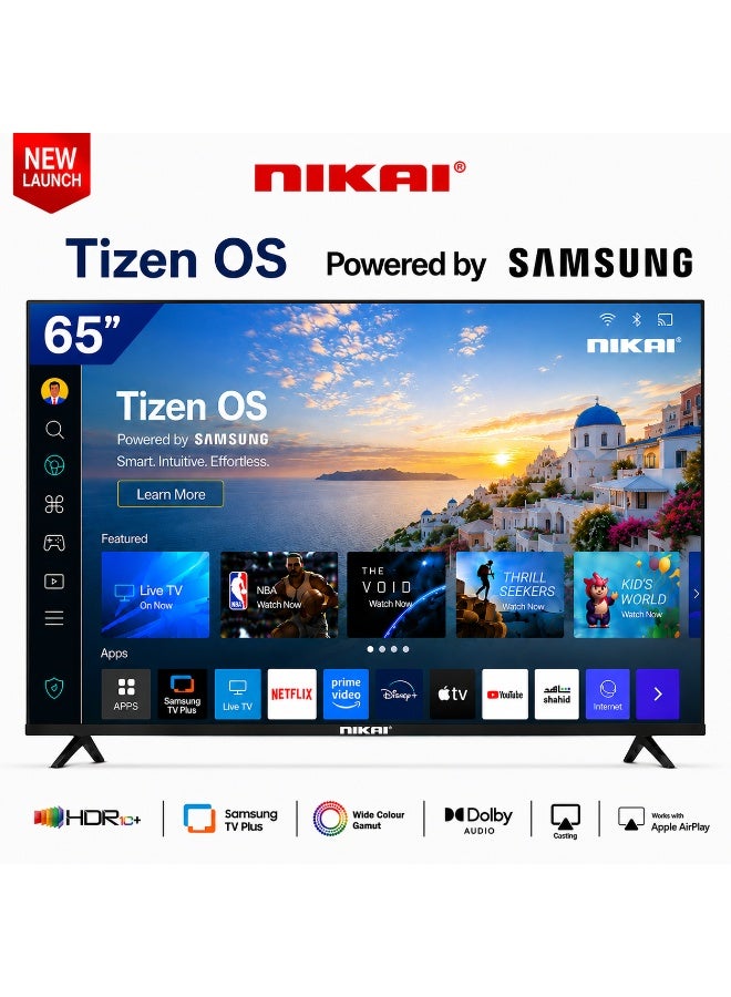 65 Inch UHD 4K Smart TV, Tizen OS Powered…