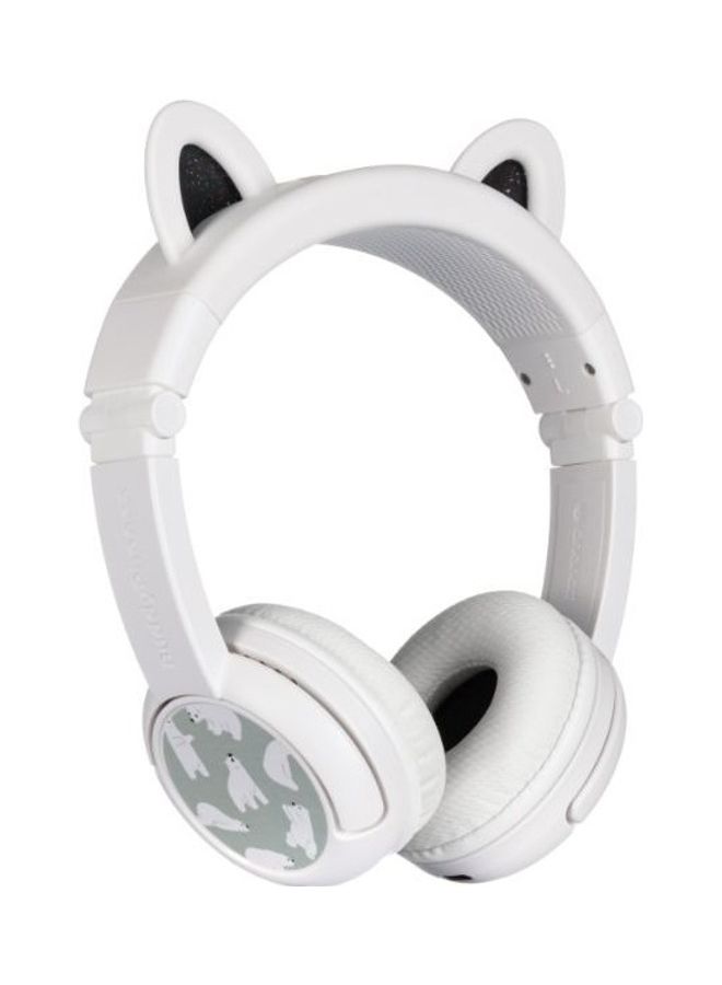 Compare PlayEars+ Bluetooth Wireless Headset  Superb Sound & Playful Animal Ears Design  Bear  White at KSA Price
