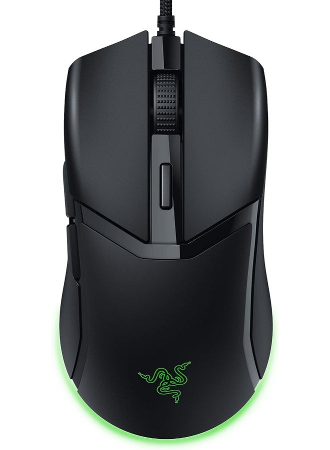 Compare Razer Cobra Wired Gaming Mouse: 58g Lightweight Design  Gen3 Optical Switches  Chroma RGB Lighting with Underglow  Precise 8500 DPI Optical Sensor  100% PTFE Mouse Feet  Speedflex Cable  Black at KSA Price