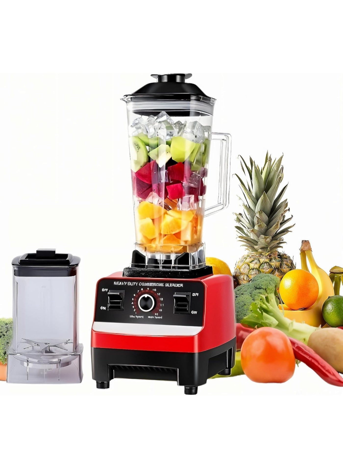 Heavy Duty Blender 4500 Watts – 2.5L + 1L Jar Professional…