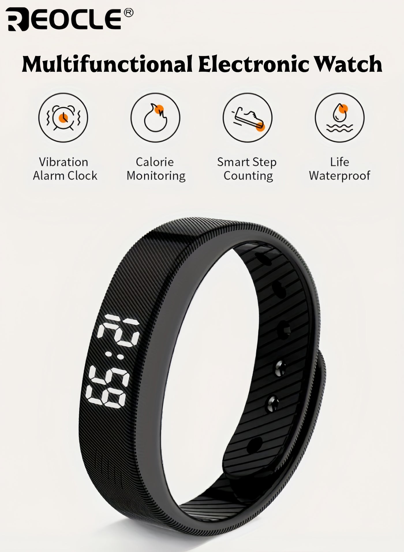 Compare Childrens Multifunctional Electronic Watch with Alarm Clock Pedometer Timer and Luminous Display Sports Watch with Wrist Strap for Any Occasion Ideal Gift for Child at KSA Price