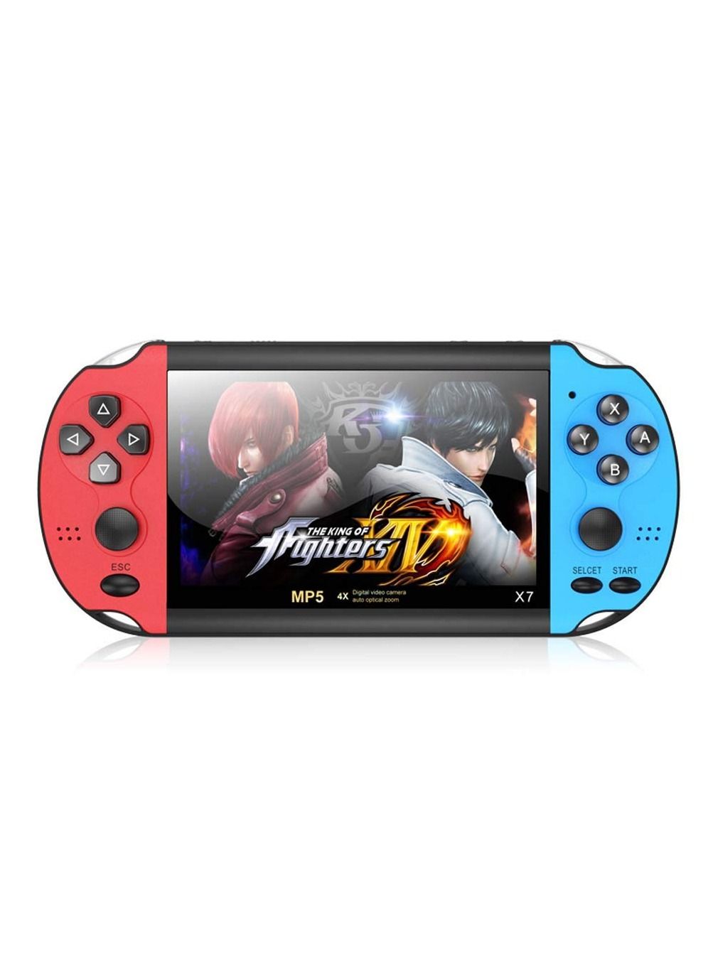 Compare Portable Handheld Games,Builtin 1000 Games Electronic Machine Arcade Videogames DualShake Play Vidio Player Video Game ConsoleRed&Blue at KSA Price
