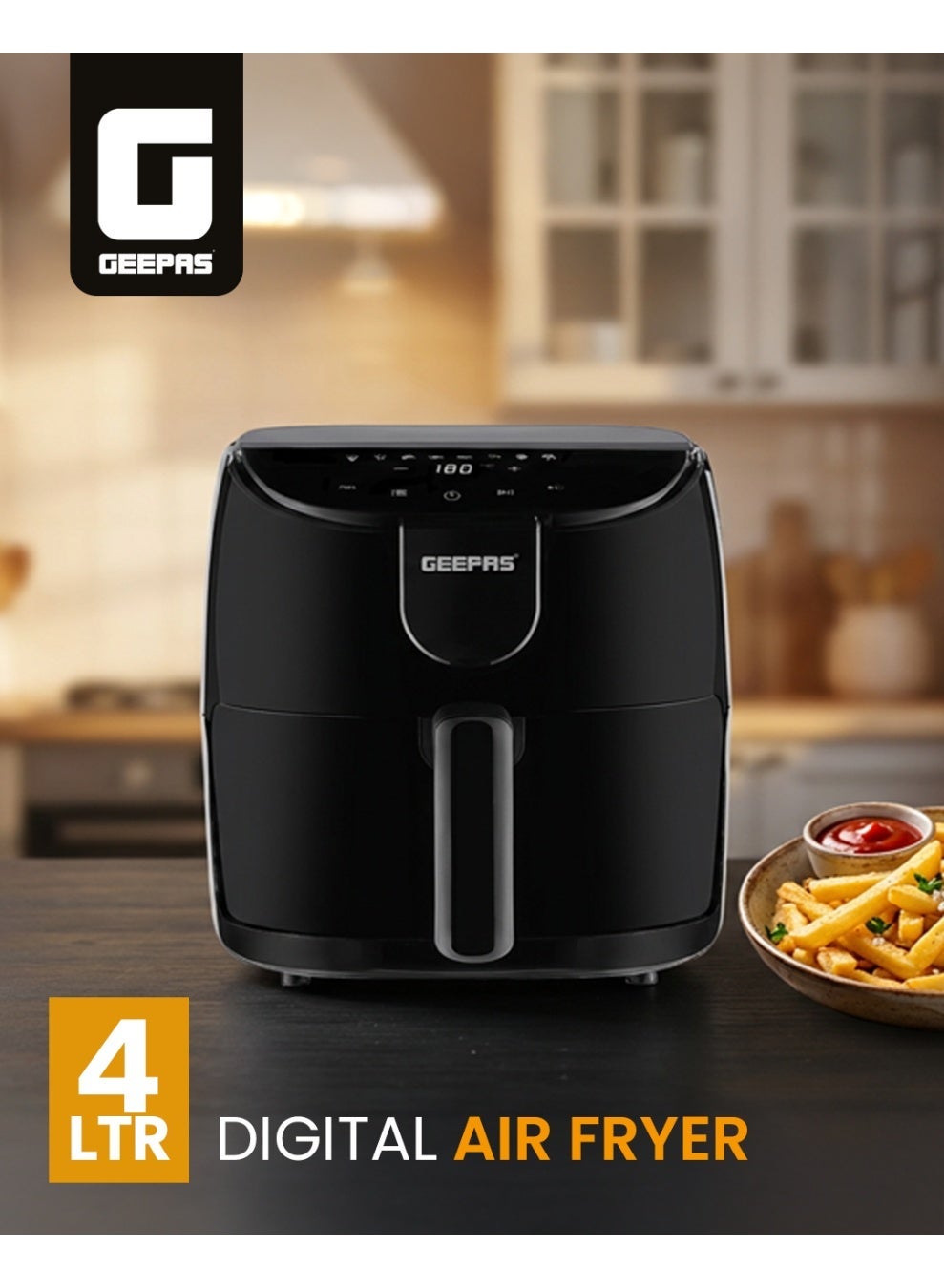 4 L Digital Air Fryer 1500W | Rapid Vortex…