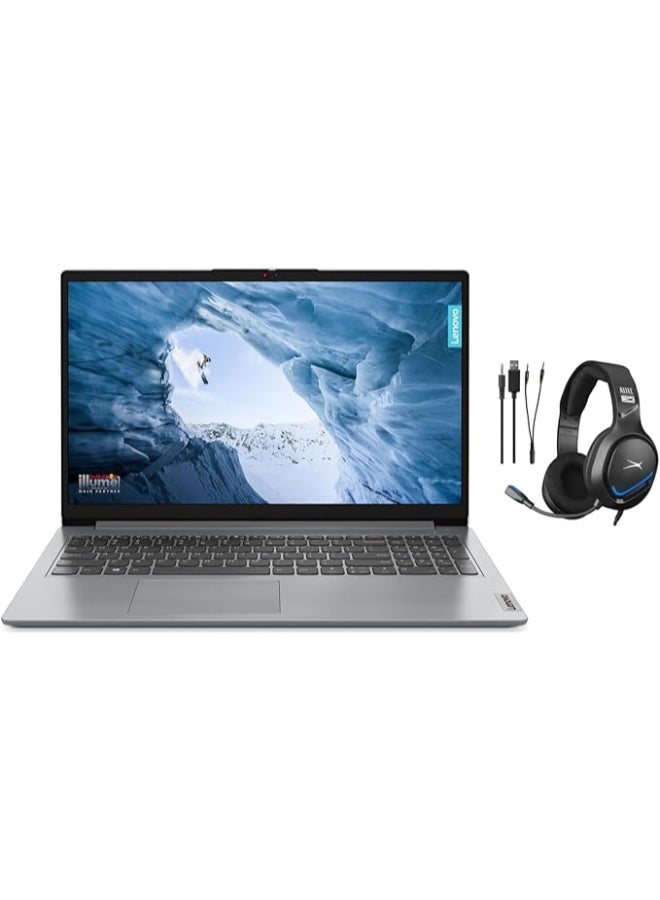 Compare IdeaPad 1 15IRU7 Laptop – 13th Gen Intel Core i51335U, 16GB DDR4 RAM, 1TB NVMe SSD, 15.6? FHD Display, Intel Graphics, Win 11 Home +ALtec Gaming Headset English Grey at KSA Price