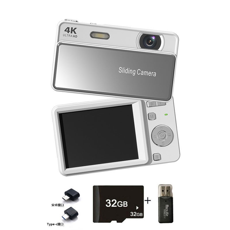 Compare New 4K HD Camera with Slide Cover  CCD Digital Camera for Students at KSA Price