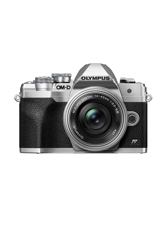 Compare OLYMPUS EM10 Mark IV Silver Micro Four Thirds System Camera M.Zuiko Digital ED 1442mm F3.55.6 EZ kit 20MP Sensor 5Axis Image Stabilization 4K Video WiFi at KSA Price