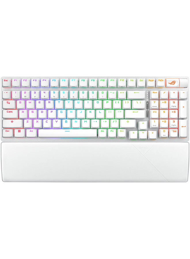 Compare ROG Strix Scope II 96 Wireless Mechanical Gaming Keyboard, 96% Layout, HotSwappable NX Switches Linear & Clicky, PBT Keycaps, TriMode Wireless 2.4GHz  Bluetooth 5.1  Wired USBC, PerKey RGB, Media Controls, 1500 at KSA Price