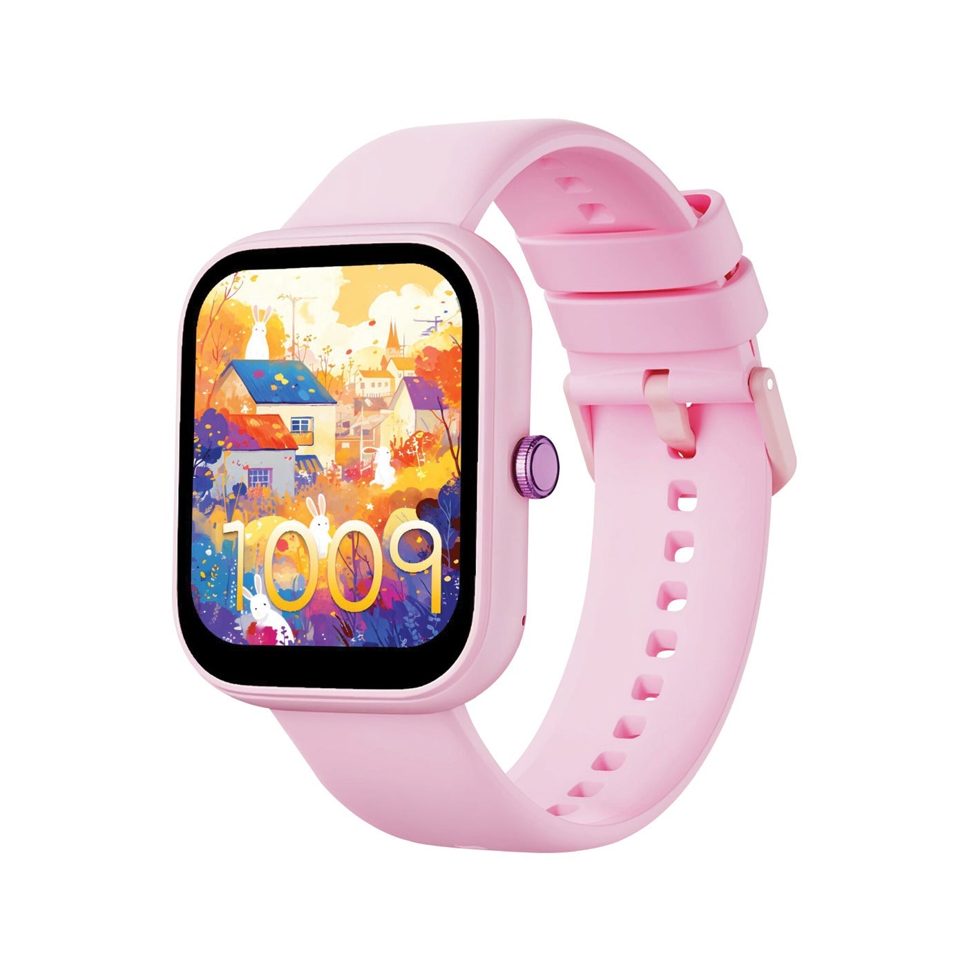 Compare Trands SW340 Kids Smart Watch with 1.83inch TFT Screen, 1GB Storage, Audio Books, Educational Games & IP68 Waterproof  Pink at KSA Price