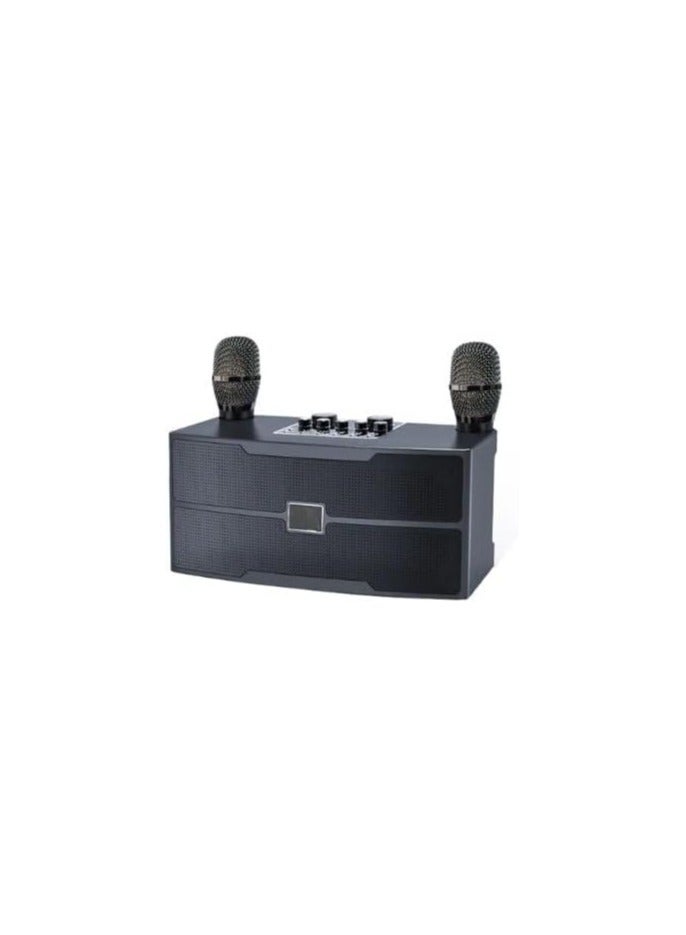 Compare YS201 20W Large Power Outdoor Stereo KTV Speaker Set Dual BT Speaker with 2 Wireless Microphones  Black at KSA Price