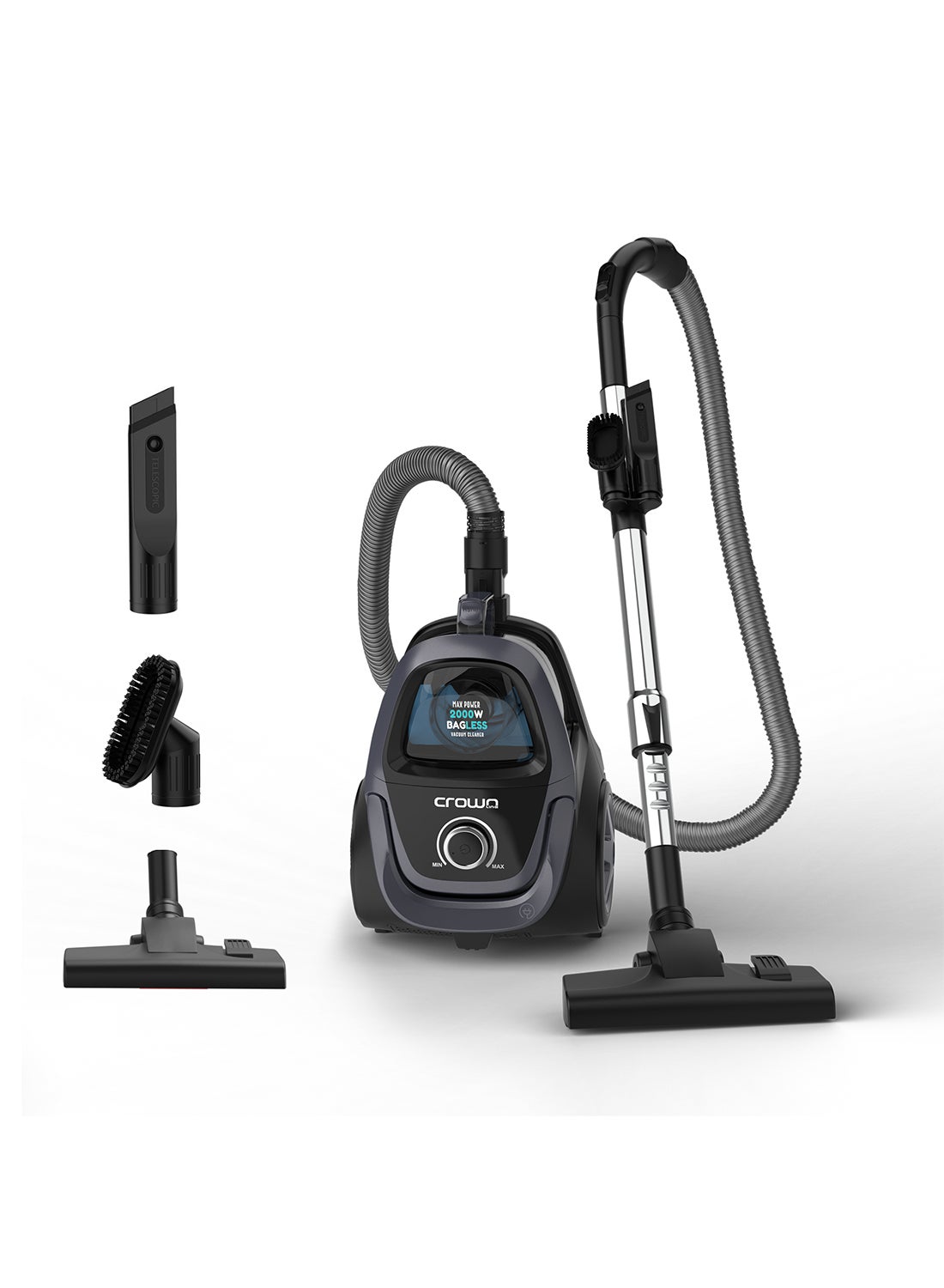 Compare 2000W Bagless Vacuum Cleaner | 2.5L Tank with Adjustable Handle | Powerful Suction with Multiple Filters | Dust Full Indicator and Quiet Operation | 1 Year Brand Warranty 2.5 L 2000 W VC272A Blue at KSA Price