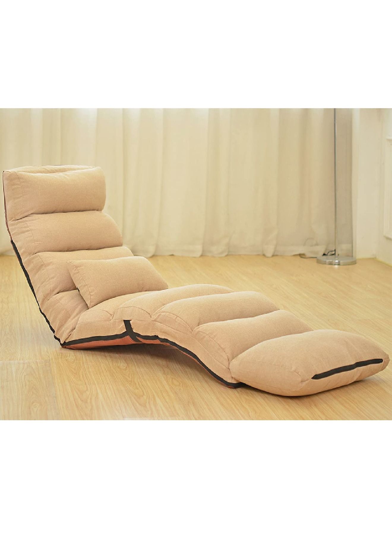 Floor Chair with Back Support, Adjustable 14 Angles,…