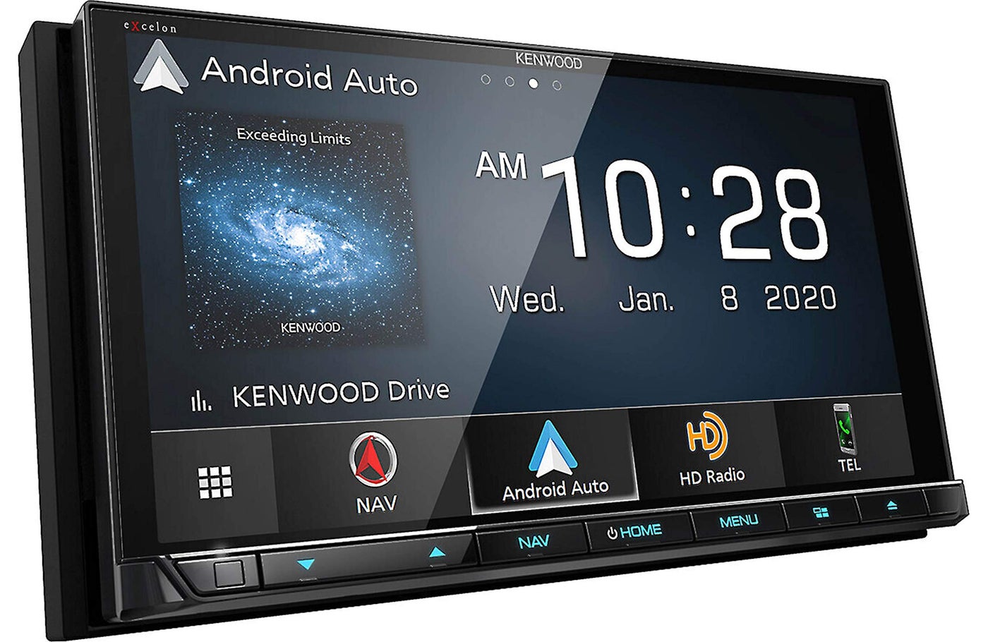 Compare Kenwood eXcelon Reference DNX997XR 6.8 DVD Navigation Receiver Compatible with CarPlay at KSA Price