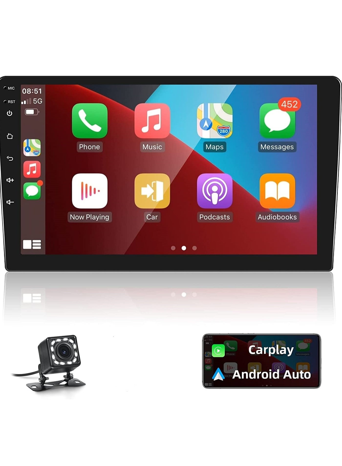10 Inch Android Screen For Car 2GB RAM…