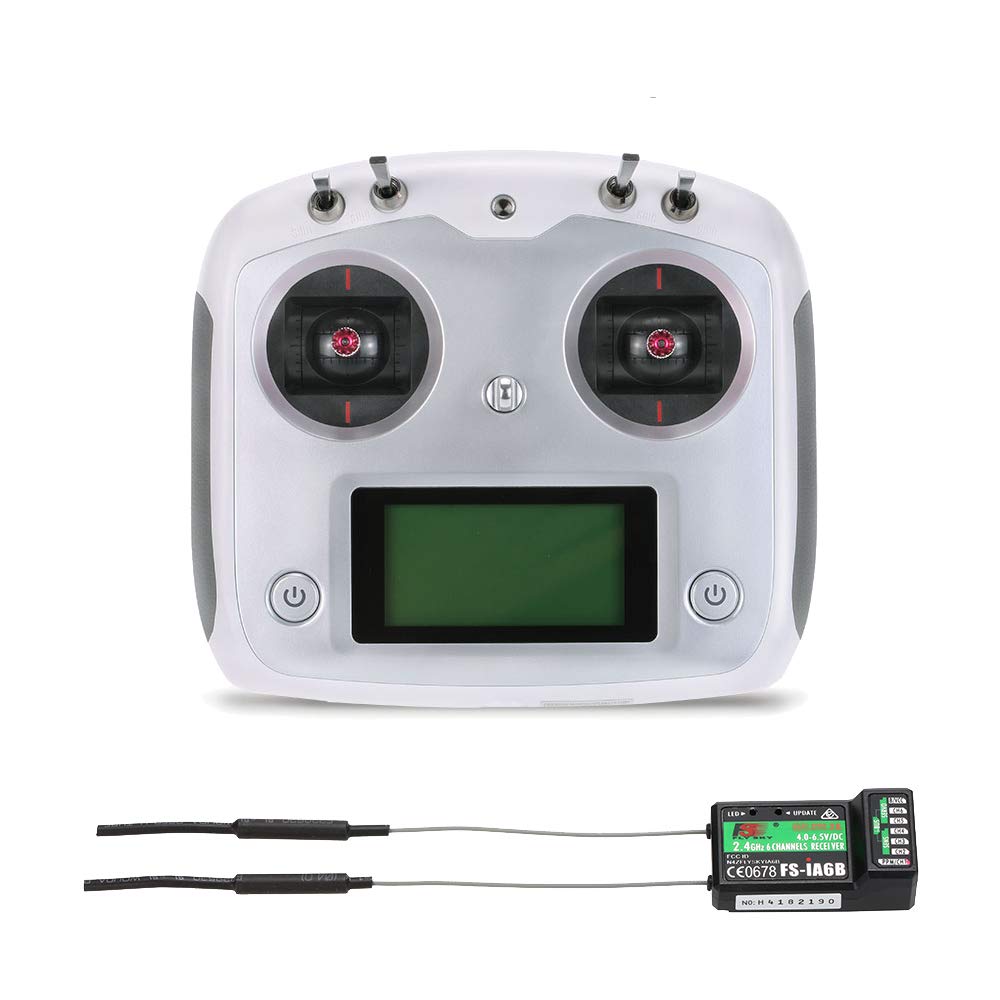 Compare BODAJING Flysky FSI6S 10ch 2.4G AFHDS 2A RC Transmitter Control w FSiA6B Receiver for RC Drone Quadcopter at KSA Price