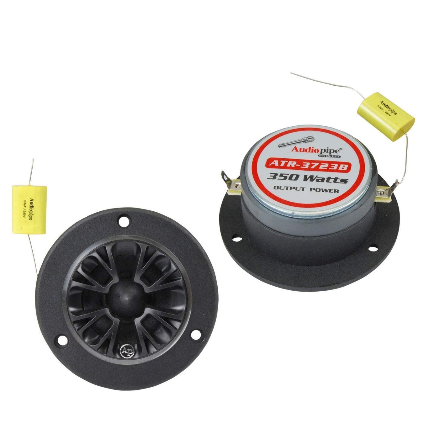 Compare Audiopipe Titanium Bullet Super Tweeters, 350W, 4 Ohm, 3.75 Aluminum Horn at KSA Price