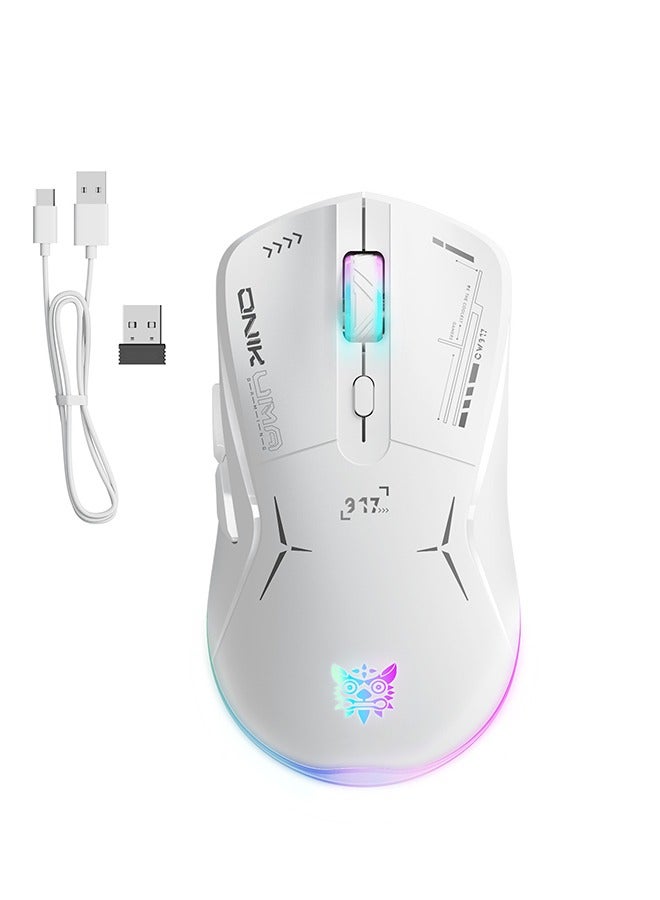 Gaming Mouse with RGB - 2.4G/Bluetooth Dual…