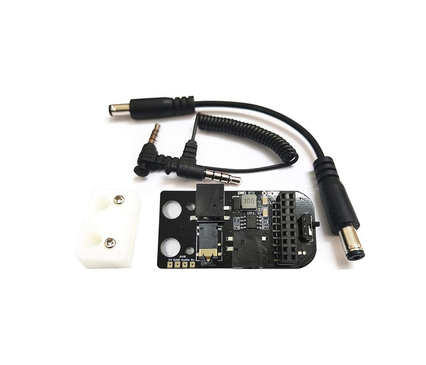 Compare 5.8G Analog Receiver Module Adapter Board for DJI Digital FPV Goggles Fatshark RapidFire Furious TureD Module FPV Video Receiver V3.0 at KSA Price