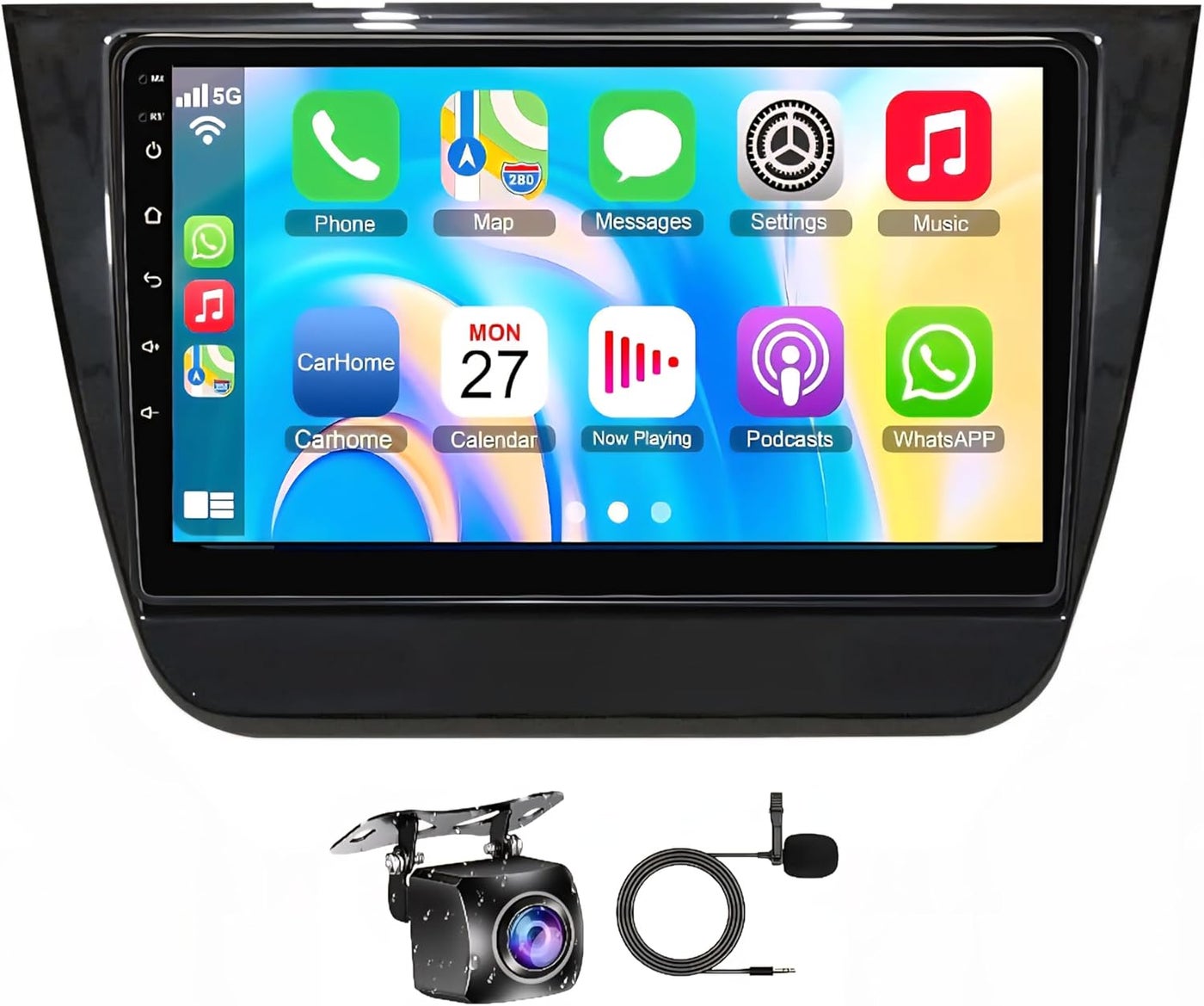 Compare MG ZS Car Stereo MG ZS Android Screen with GPS Navigation, WiFi, BT, Wireless CarPlay & Android Auto, AHD Backup 8+128GB Carplay 8CORE at KSA Price
