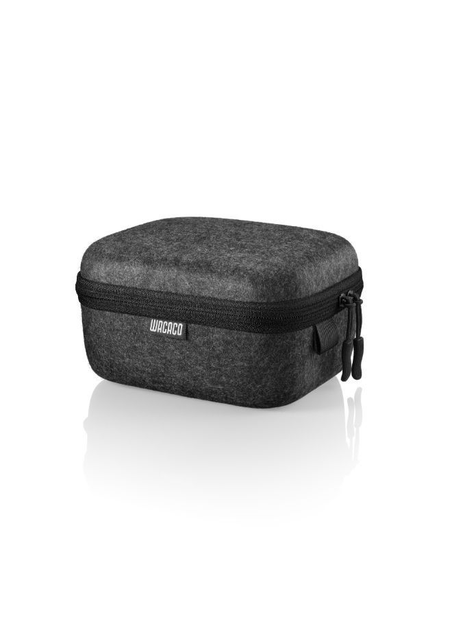 Compare Minipresso NS2 Travel Companion Kit | Protective Case with Shoulder Strap | Includes Capsule box for Eight Coffee pods, Coaster, MicroFiber Towel, Extra Mesh Pocket at KSA Price