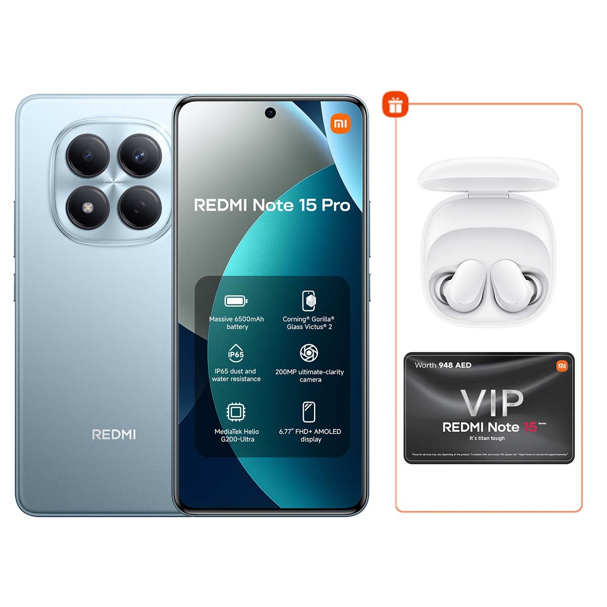 Redmi Note 15 Pro Dual SIM 4G Glacier…