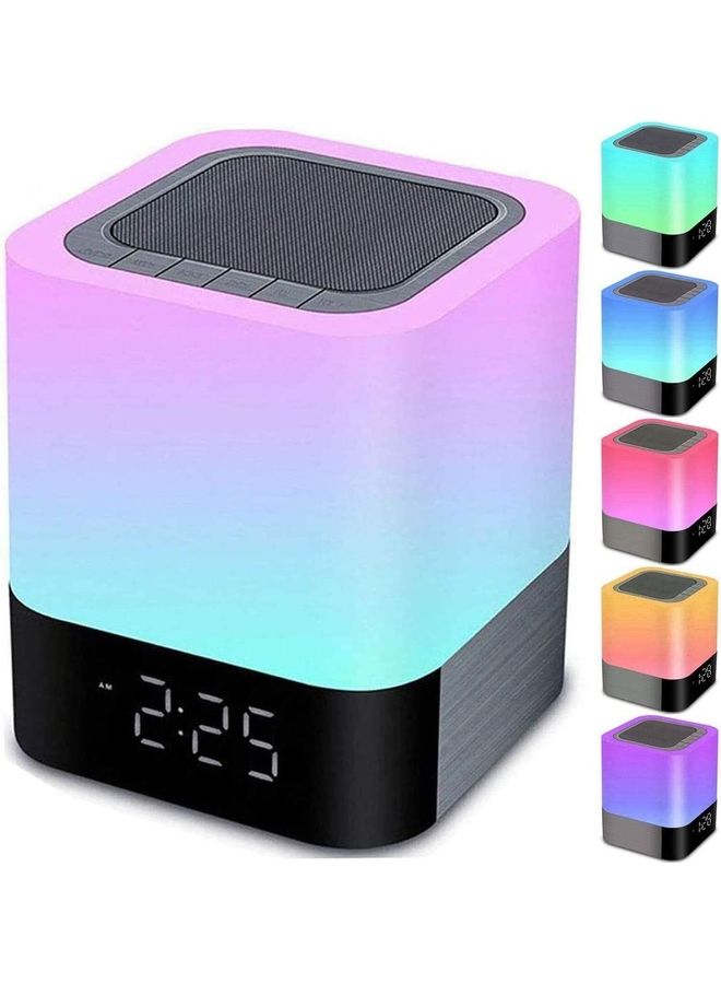 Compare Night Lights Bluetooth Speaker, Alarm Clock Multicolour at KSA Price