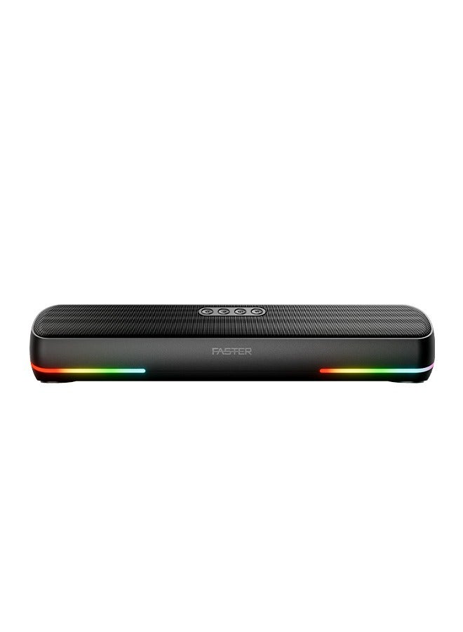Compare RYZO Z16 Wireless Bluetooth Soundbar 16W  Portable Stereo Speaker with TWS, FM Radio, Bluetooth Call, USB, TF Card, AUX In  Deep Bass Home Theater Audio System for TV, PC, Laptop, Phone Charcoal Grey at KSA Price