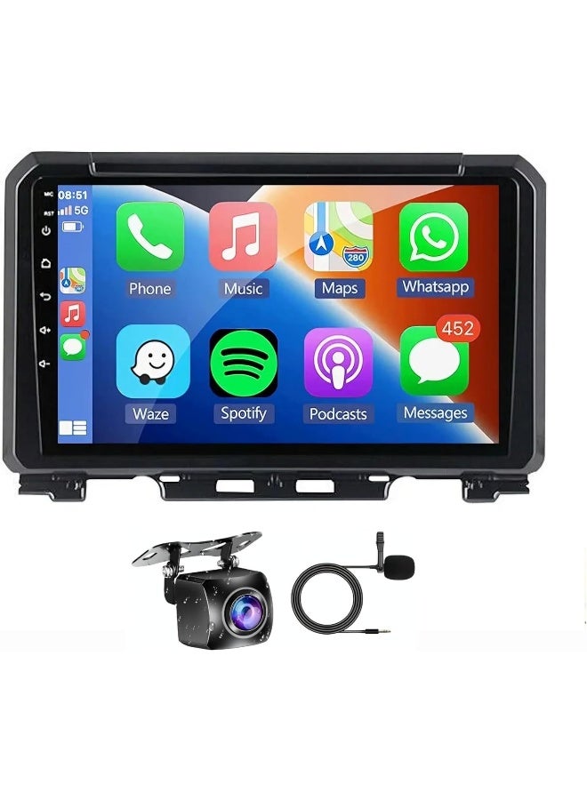 Compare Fit Suzuki Jimny Car Stereo Radio Jimny 20182023 Android Screen With Apple Carplay Android Auto Wireless WiFi DSP FM&AM BT AHD Camera Included Fast Interface 2+32GB Carplay 4CORE at KSA Price
