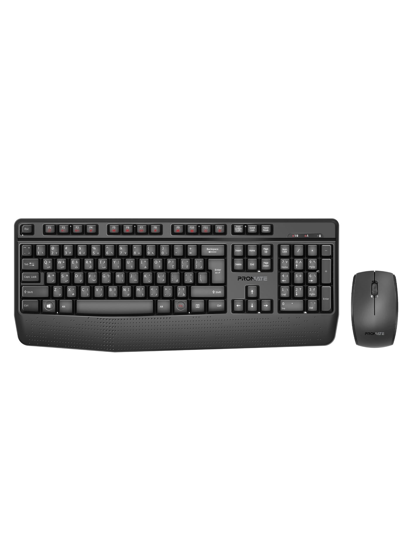 Wireless Keyboard and Mouse Combo, Ergonomic Angled…