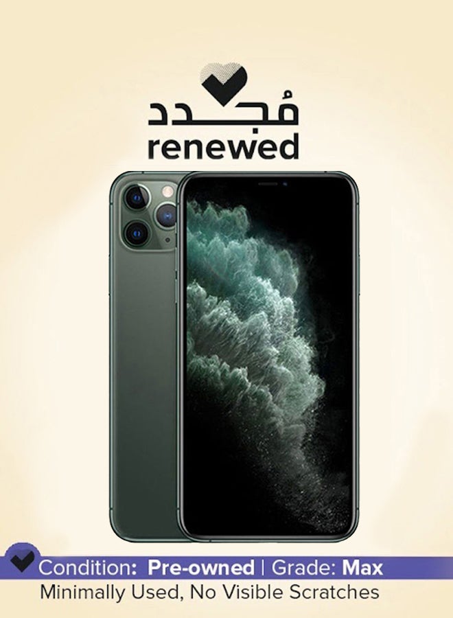 Compare Renewed  iPhone 11 Pro Max 256GB Green 4G With Facetime  International Version at KSA Price