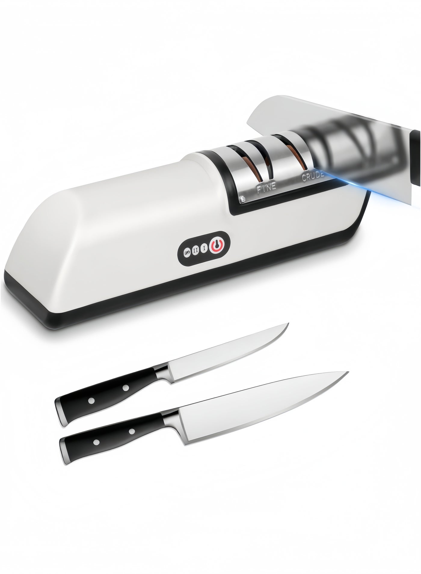 Electric Knife Sharpener, Rechargeable Non-Slip Sharpener…