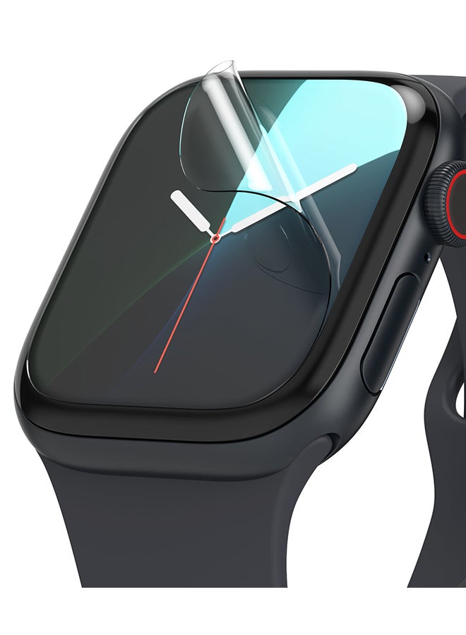 Compare Dual Easy Film Self Healing Repair Coating For Apple Watch 10 Series Screen Protector 46mm Premium Full Cover Film 3 Pack Multicolour at KSA Price