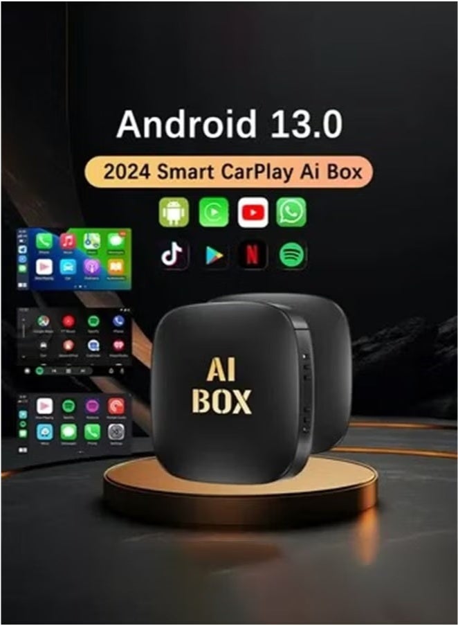 Compare Wireless CarPlay Adapter Supports YouTube, Netflix & More Wired CarPlay to Wireless Dongle, AI Box CarPlay 2 in 1 Wireless AI Box Plug & Play at KSA Price
