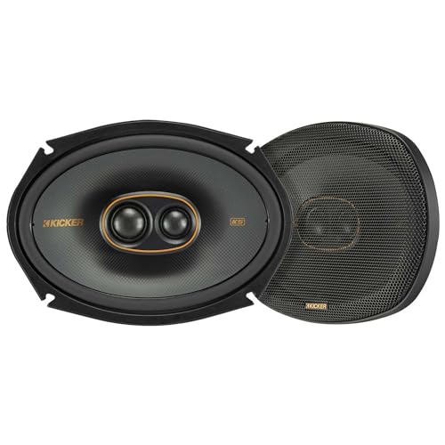 Compare Kicker 51KSC69304 KSSeries 6x9 3Way Speakers with 1 and 75 tweeters 4Ohm Pair at KSA Price