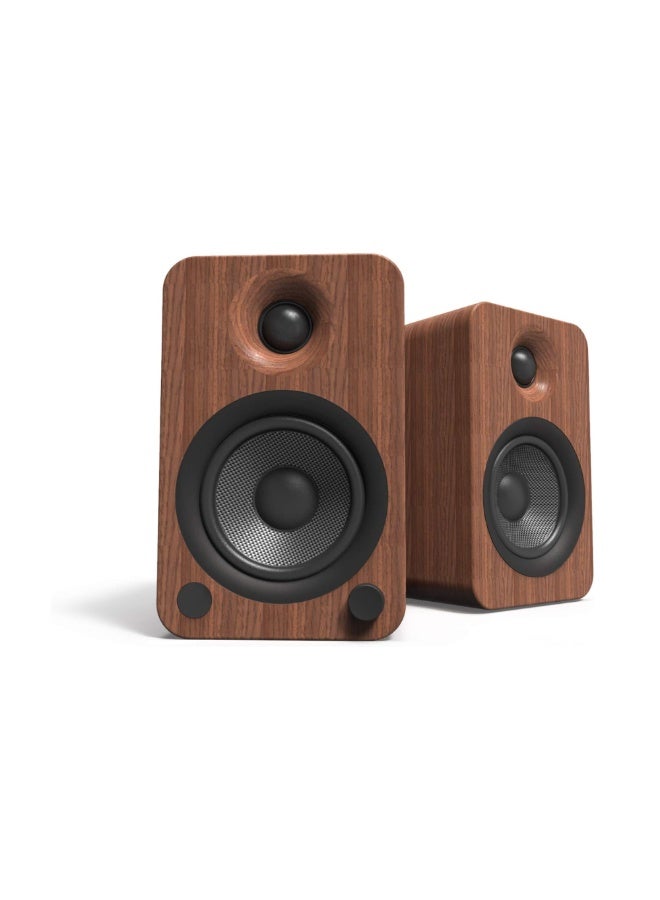 Kanto Audio YU4 140W Powered Bookshelf Speakers…