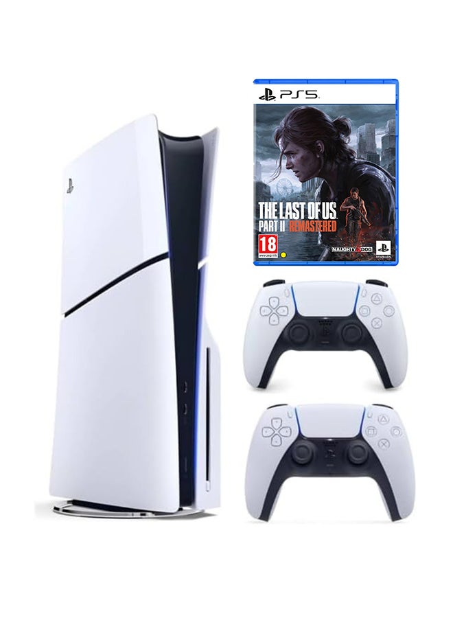 PlayStation 5 Disc Slim Console With Extra White…