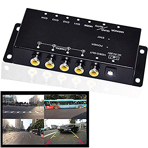 Compare Auto Wayfeng WF IR Control 4 Cameras Video Control Car Cameras Image Switch Combiner Box for Left View Right View Front Rear Parking Camera Box at KSA Price