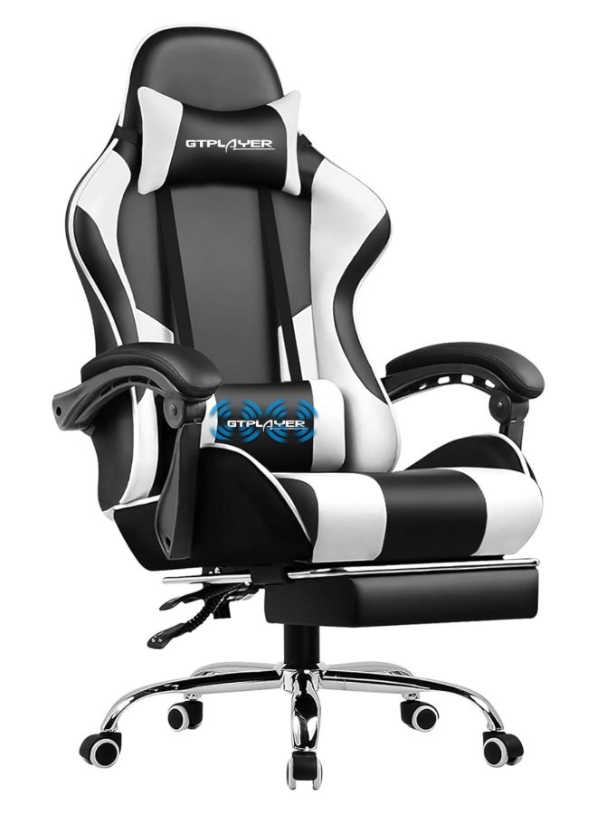 #1USA Ergonomic Gaming Chair with USB Massage Cushion,…