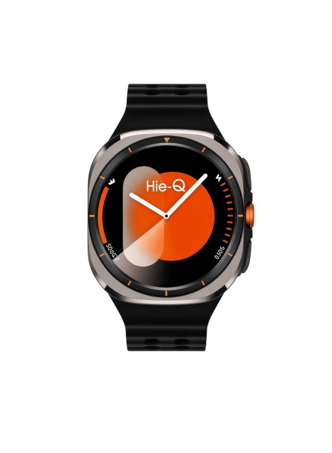 Compare SQULTRAMAX AMOLED Smart Watch, Fitness & Sleep Tracker, Heart Rate Monitor, Bluetooth Calling, IP Waterproof Design, Full Touchscreen Display, Multiple Sports Modes, Activity Tracking, 2 Pairs Interchangeable Straps, Compatible with Android & iPhone, Smartwatch for Men & Women at KSA Price