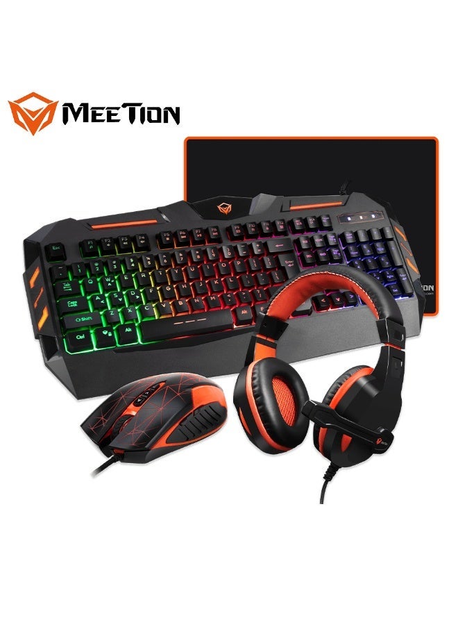 Meetion Backlit Gaming Combo Kits 4 in 1…