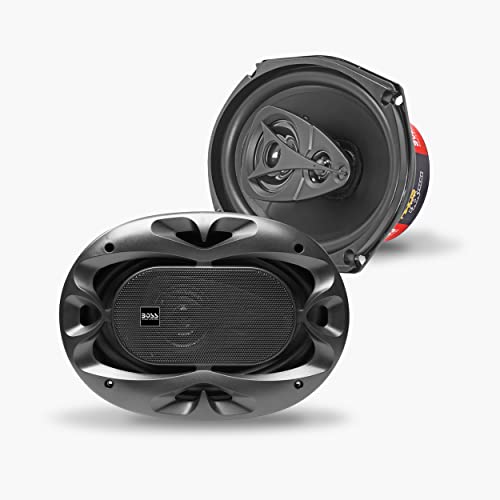 Compare BOSS Audio Systems CH6940B Chaos Exxtreme Series 6 x 9 Inch Car Door Speakers 500 Watts Max per Pair Coaxial 4 Way Full Range 4 Ohms Sold in Pairs Bocinas para Carro at KSA Price