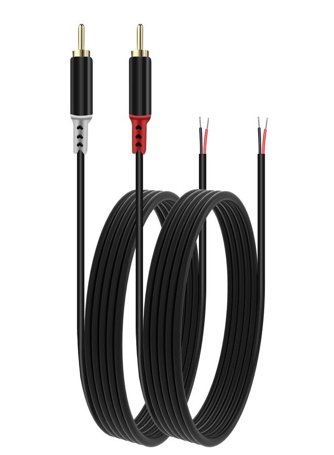 Compare caojunzhen RCA to Speaker Wire Adapter, 2 Bare Wire Speaker Cables to RCA Plug Adapter for Audio Video AV Receiver TV Subwoofer  20AWG, 6.6ft at KSA Price